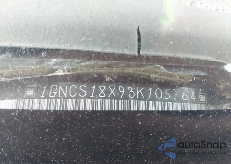 2003 Chevrolet Blazer Xtreme z USA, uszkodzony, nr VIN 1GNCS18X93K105764